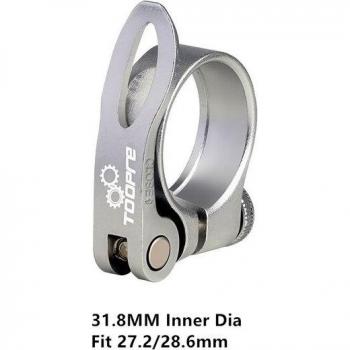 Fixation rapide tube siège 28,6 mm – collier CNC en alliage léger