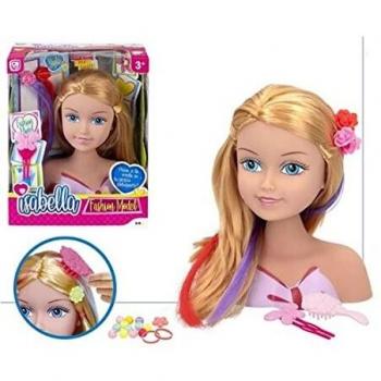 Estrella Infantil: Busto Muñeca Isabella 22x16 cm con Accesorios