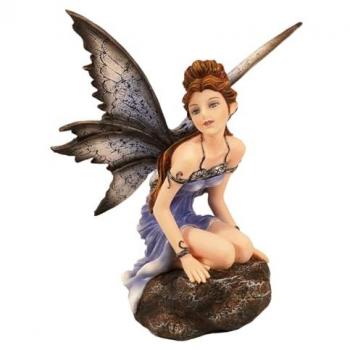 Statuette Fée Violet – Accessoire d’Intérieur