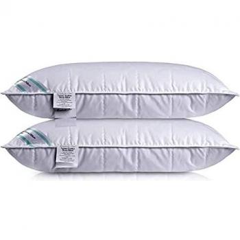 Natural Goose Down & Feather Pillow Set