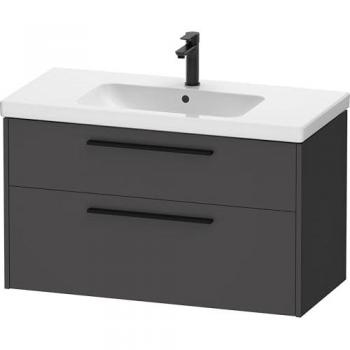 Meuble sous-vasque Duravit D-Code, finition graphite mat