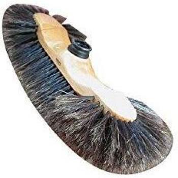 Balai 1/2 tête en bois verni