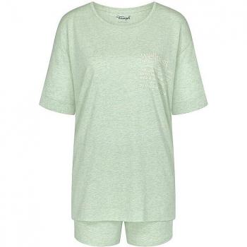 Triumph Short Pyjamas Set Türkis Muster 38 Damen
