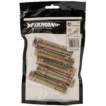 FIXMAN Masonry Shield Anchor Bolts Set of 5