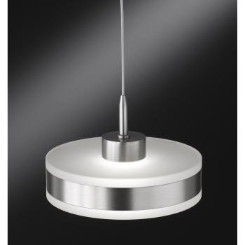 PKP 14 cm LED-Pendellampe – Nickel matt – Klarer Acryl – Honsel