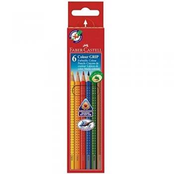 Crayon de couleur Faber-Castell GRIP triangle 6 pcs