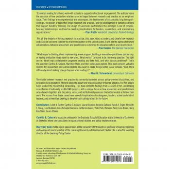 Research and Practice in Education: Building Alliances, Bridging the Divide
