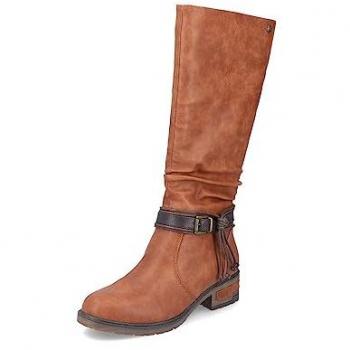 Rieker gefütterte Winterstiefel für Damen, Gr. 36, mit Stretcheinsatz
