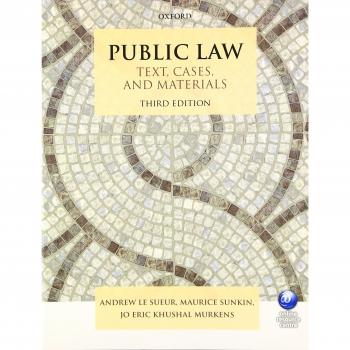Public Law: Text, Cases, and Materials, 3rd Ed