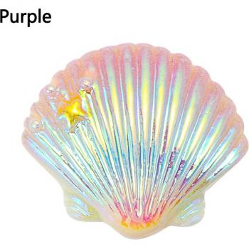 Minder de réfrigérateur en paillettes et coquille diamant