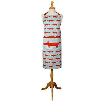 Mr. Fox Apron by Scion Living, blue shade, adult size