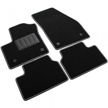 Couvre-sol automobile Meriva B – Moquette noire, antidérapant, bord contrasté – SPRINT03409