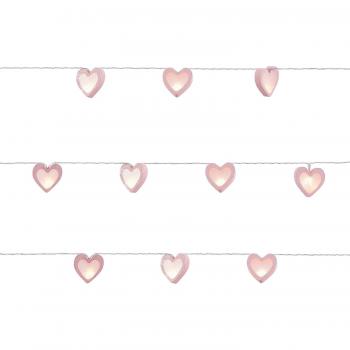 Love Heart Glow Wall Mounted String Light