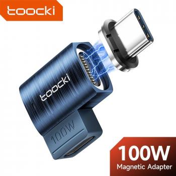 Toocki Adapter OTG Magnétique 100 W pour Samsung et Huawei