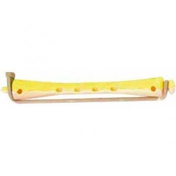 Bigoudis Sibel 80 mm Jaune-Rose 7 mm