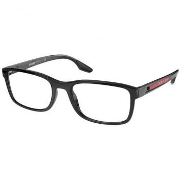 Gafas de Prescripción para Hombre Prada Linea Rossa PS 09OV 1AB1O1 Negras Talla 53