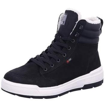 Winterboots RIEKER EVOLUTION Gr. 41, schwarz, Herren, Leder, Schuhe, Stiefelette, Schnürboots mit TEX-Membran