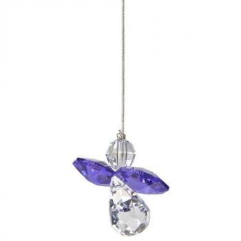 Ange de Cristal Février 16 cm