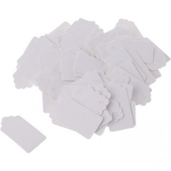 100pcs Vintage Kraft Paper Tags for Jewelry Labels and Crafting, 2x4cm