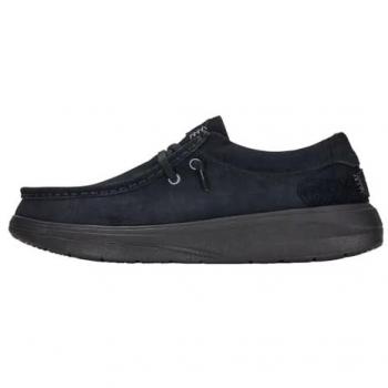 Zapatos de cordones HeyDude Wally X para hombre en ante negro