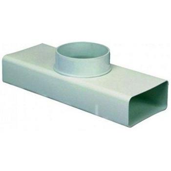Té en PVC rigide 55x110 mm à 90° diamètre 100 mm