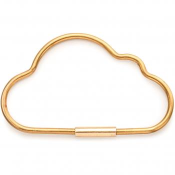 Kleiner Gold‑Cloud Schlüsselanhänger – Donkey Products