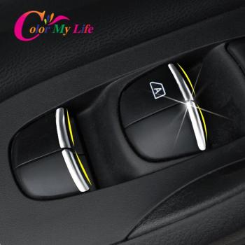 ABS Chrome Window Lifter Switch Button Cover Trim for Nissan X-Trail T32