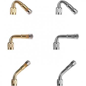 Cubridor de Válvula 45/90/135° en Latón con Adaptador para Camión y Motocicleta