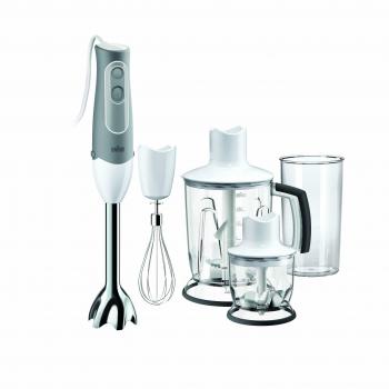 Multiquick 5 Mq 545 Braun: Batidora Multifuncional 350 ml, 600 W en Color Gris