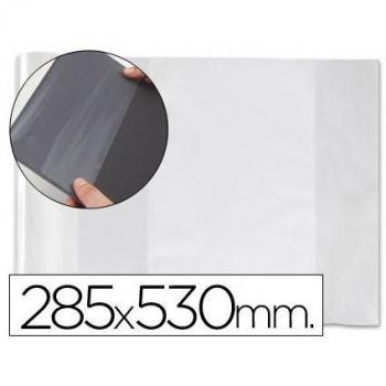 FORRALIBRO PVC CON SOLAPA AJUSTABLE ADHESIVO 280X530 MM APLI