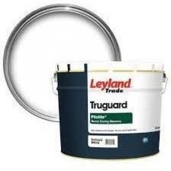 0 Litre Leyland Truguard Pliolite Masonry Paint Brilliant White