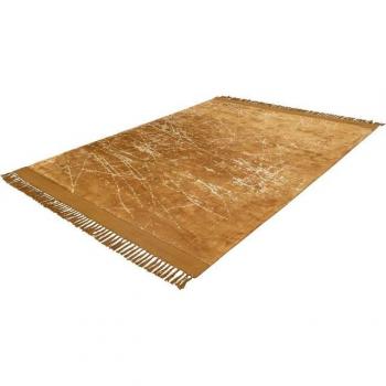 360Living Flachflorteppich Dolce Vita Gold, 120x170 cm