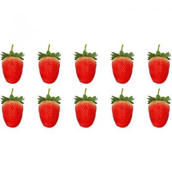 Accessoires de cuisine en forme de fraise, ornements pour festival