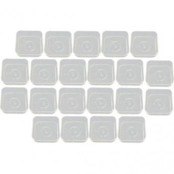 10/20pcs Heart-Shaped Tealight Candle Jars