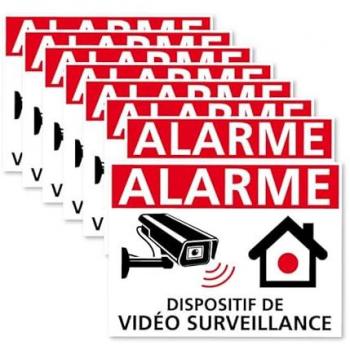 Autocollants d'Alerte Vidéo