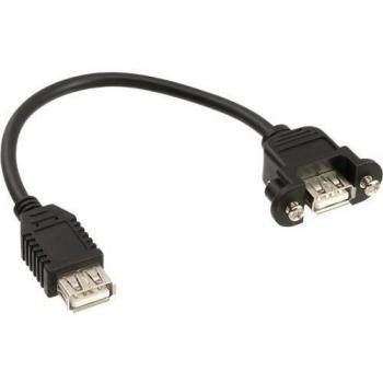 Adaptateur USB 2.0 InLine® 0,2m Femelle A vers Port A