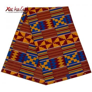 African Wax Print Fabric 100% Cotton 6 Yards