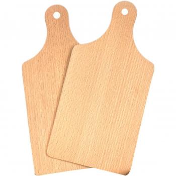 Serradura Natural – Tabla de Cortar Recta con Mango Reversible
