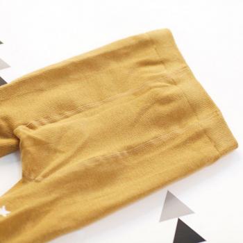 Bas de bébé en coton léger avec motif étoilé, saison automne-hiver