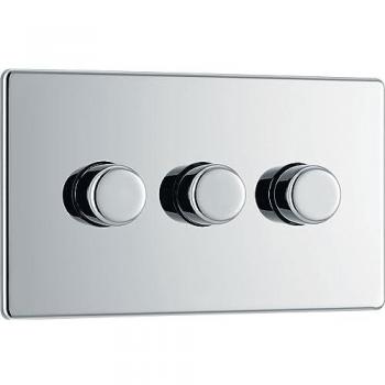 Chromed Edge 400W 2‑Way Dimmer