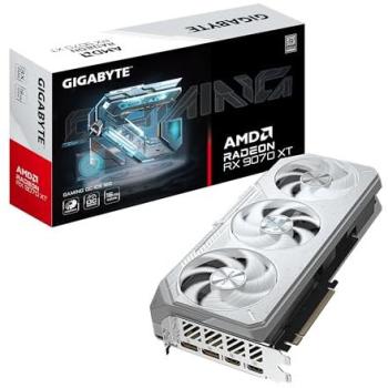 Gigabyte RX 9070 XT Gaming OC Ice – 3060 MHz Core Clock, 2×DP, 2×HDMI