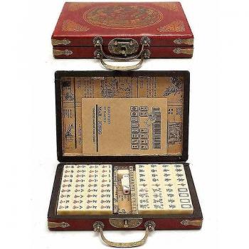 Colección de Mahjong Vintage, 144 Piezas Exclusivas