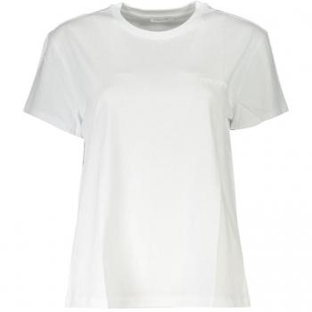 Patrizia Pepe Damen T-Shirt aus Bio-Baumwolle mit Kurzarm und Logo