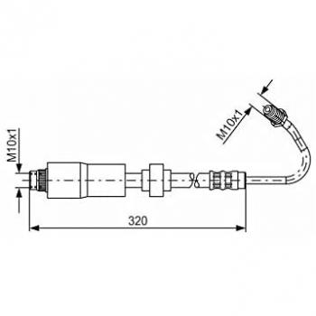 BOSCH 1 987 476 067: Latiguillo de Freno
