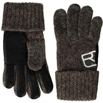 Damen Swisswool Classic Lederhandschuhe – Schwarzer Sheep S – Ortovox