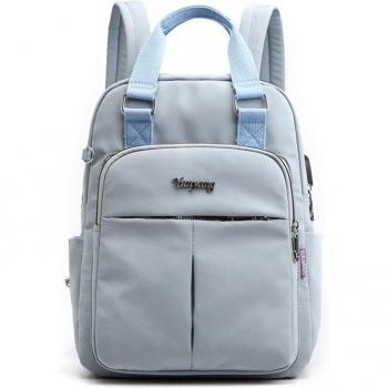 Mochila de nailon antirrobo para mujer
