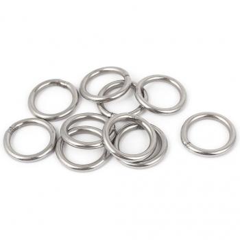 10 Pcs M4 x 30mm Stainless Steel Strapping O Rings