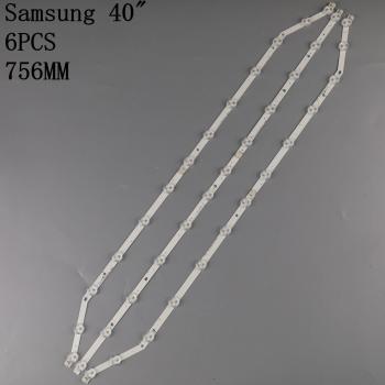 3pcs 76cm LED Light Bars for Samsung 40 TV UN40H5003 D3GE 400SMA R2
