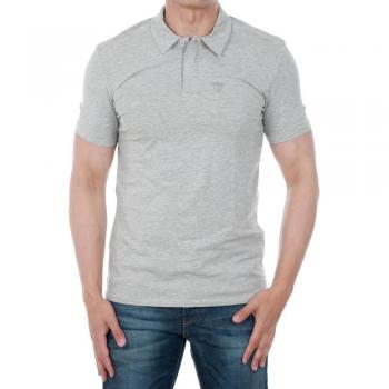 Herren-Short Sleeve Guess Jeans Polo in Blau