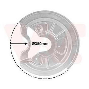 Deflector + Disco de Travão – Modelo VAN WEZEL 7623371